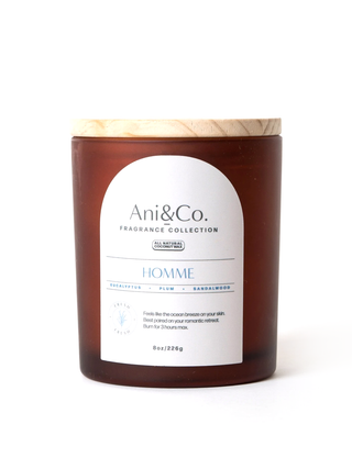 8oz. Candle, Homme