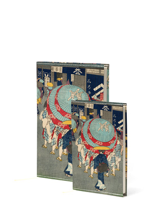 View of Nihonbashi Tori-itchome A5 Notebook