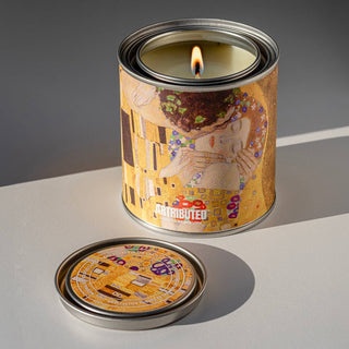 Klimt The Kiss Candle