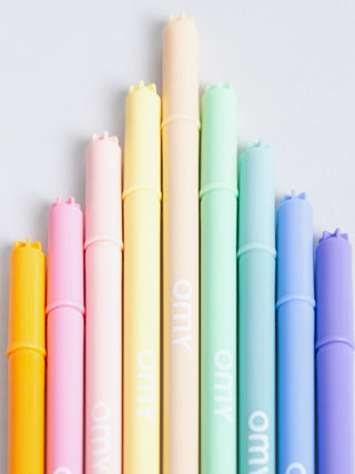 9 Pastel Markers