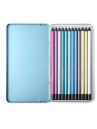 Colored Pencil Set, Metallic