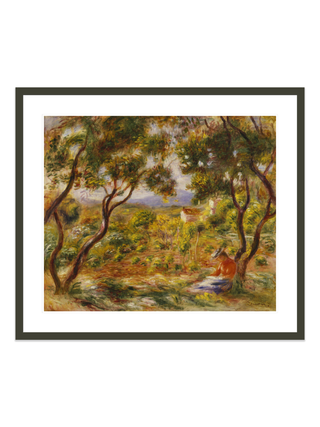 The Vineyards at Cagnes (Les Vignes à Cagnes) Print by Pierre-Auguste Renoir