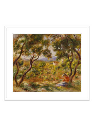 The Vineyards at Cagnes (Les Vignes à Cagnes) Print by Pierre-Auguste Renoir