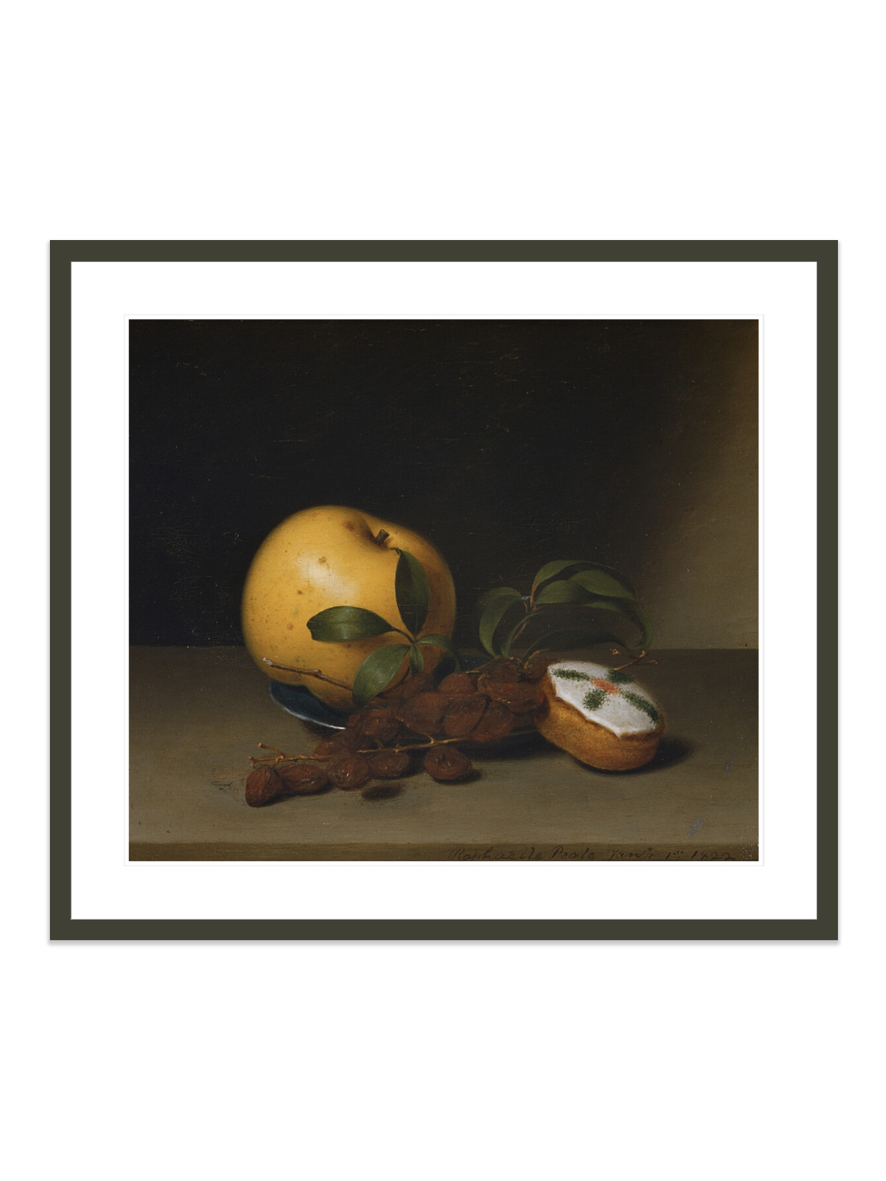 Still Life With Cake Print By Raphaelle Peale Brooklyn Museum