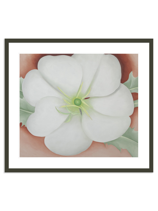 White Flower on Red Earth, No.1 by Georgia O'Keeffe