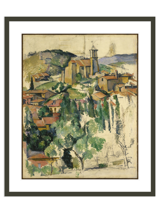 The Village of Gardanne (Le Village de Gardanne) Print by Paul Cézanne