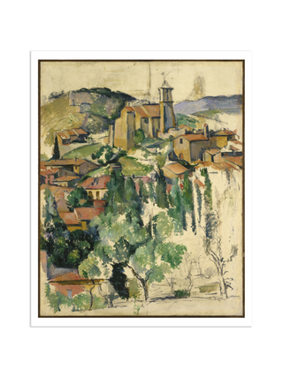 The Village of Gardanne (Le Village de Gardanne) Print by Paul Cézanne