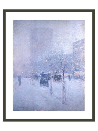 Late Afternoon, New York, Winter Print by Frederick Childe Hassam