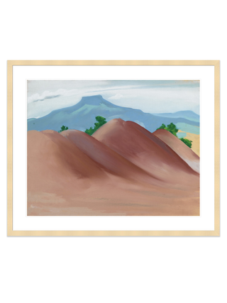 Red Hills with the Pedernal Print by Georgia O'Keeffe