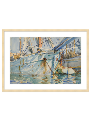 In a Levantine Port Print by John Singer Sargent