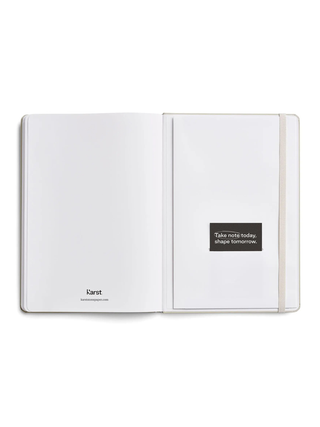 Softcover Notebook A5, Stone/Blank