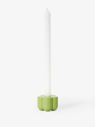 Poppy Candle & Incense Holder, Green