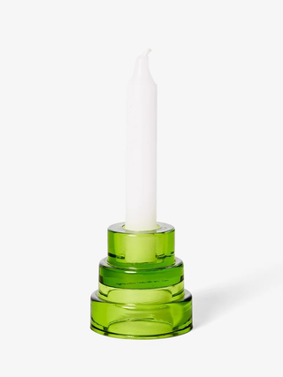 Terrace Candle Holder, Green by Steven Bukowski