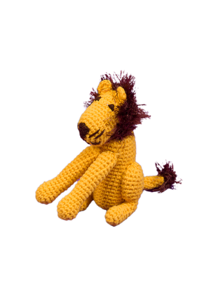 Hand Crochet Lion Dog Toy