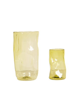 Wabi-Sabi Glass, Yellow