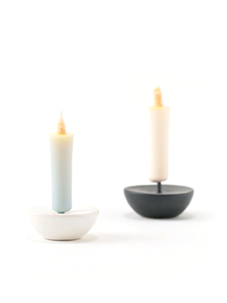 Circle Candle Stand, Black