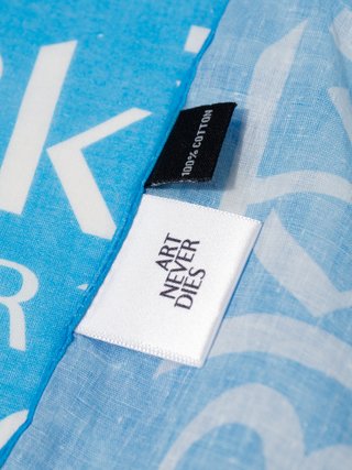 Vocal Type x Brooklyn Museum Scarf, Blue